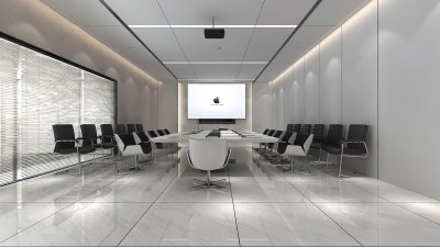 现代会议室3D模型下载